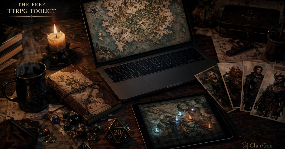 Best Free Digital Tools for TTRPG Players and DMs 2026