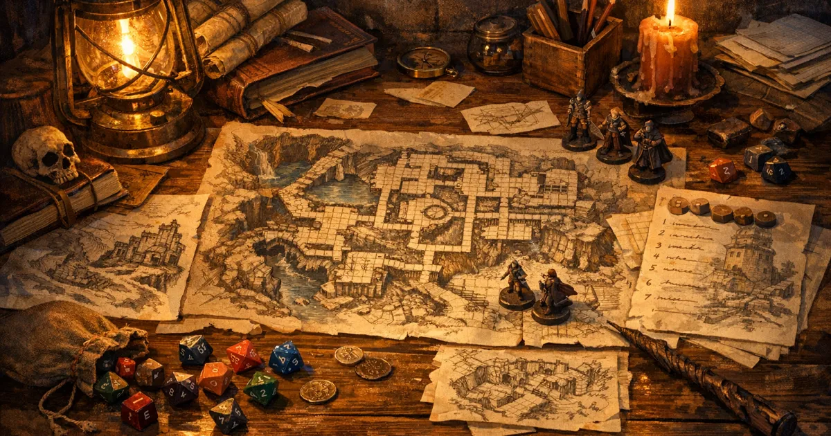 How I Prep a D&D One-Shot Fast with a DnD Dungeon Generator