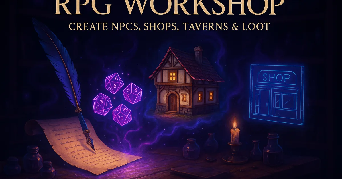 RPG Workshop Tool: Build D&D Prep That Connects