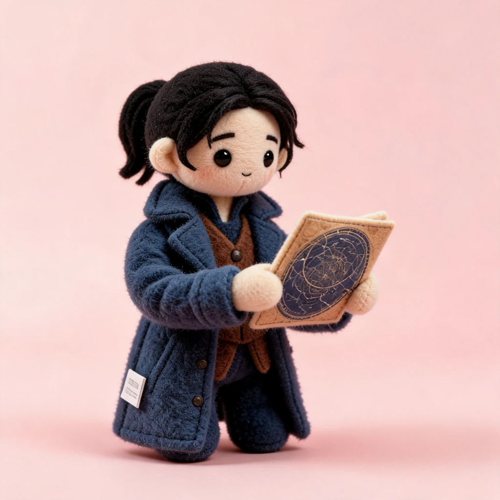 Completed Transform result shows the source broadly reinterpreted as a pastel plush character.